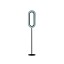 Lens Oval Floor Lamp - Matt Black