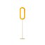 Lens Oval Floor Lamp - Matt Ivory