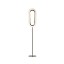 Lens Oval Floor Lamp - Matte Nickel