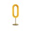 Lens Oval Table Lamp - Gold