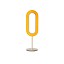 Lens Oval Table Lamp - Matt Ivory