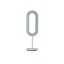 Lens Oval Table Lamp - Matt Ivory