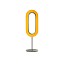 Lens Oval Table Lamp - Matte Nickel