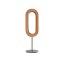 Lens Oval Table Lamp - Matte Nickel