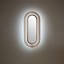 Lens Oval Wall Lamp - Matte Nickel