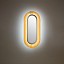 Lens Oval Wall Lamp - Matte Nickel