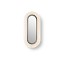 Lens Oval Wall Lamp - Matte Nickel