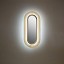Lens Oval Wall Lamp - Matte Nickel