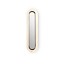 Lens Super Oval Wall Lamp - Matte Nickel