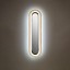 Lens Super Oval Wall Lamp - Matte Nickel