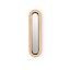 Lens Super Oval Wall Lamp - Matte Nickel