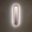 Lens Super Oval Wall Lamp - Matte Nickel