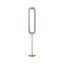Lens Superoval Floor Lamp - Gold