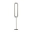 Lens Superoval Floor Lamp - Matte Nickel