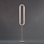 Lens Superoval Floor Lamp - Matte Nickel