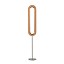 Lens Superoval Floor Lamp - Matte Nickel