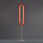 Lens Superoval Floor Lamp - Matte Nickel