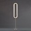 Lens Superoval Floor Lamp - Matte Nickel