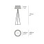 Lola Floor Lamp - Matte Nickel