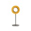 Lens Circular Table Lamp - Matte Nickel