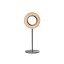 Lens Circular Table Lamp - Matte Nickel