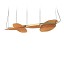Omma Double Leaves Suspension Lamp - Gold