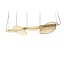 Omma Double Leaves Suspension Lamp - Gold