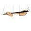 Omma Double Leaves Suspension Lamp - Matte Black