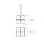 OSCA Small Suspension Lamp
