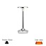Bon Jour Unplugged Table Lamp - Chrome