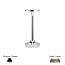 Bon Jour Unplugged Table Lamp - Chrome