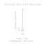 Decanter Square Suspension Lamp