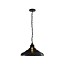 Glass School Large Pendant With Anthracite Glass