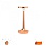 Bon Jour Unplugged Table Lamp - Copper