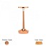 Bon Jour Unplugged Table Lamp - Copper