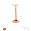 Bon Jour Unplugged Table Lamp - Copper