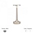 Bon Jour Unplugged table Lamp - Matt Chrome