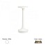 Bon Jour Unplugged table Lamp - White