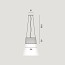 Twiggy Grid Outdoor Suspension Lamp