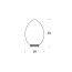 Uovo Small Table Lamp