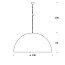 Avico Large Suspension Lamp with Closing disk