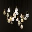 HANGING MARBLE BULB - Carving 4