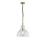 Glass York Large Pendant With Clear Glass