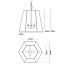 Hex Pendant Extra Large