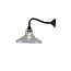 Glass School Wall Lamp With Clear Glass