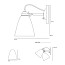 Hector Medium Dome Wall Switched Lamp