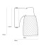 Oxford 1 Bone China Wall Lamp