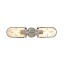 Weatherproof Ship's Double Well Glass Wall Lamp With Clear Glass