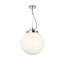 Globe Medium Pendant With Opal Glass