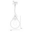 Globe Small Pendant With Opal Glass